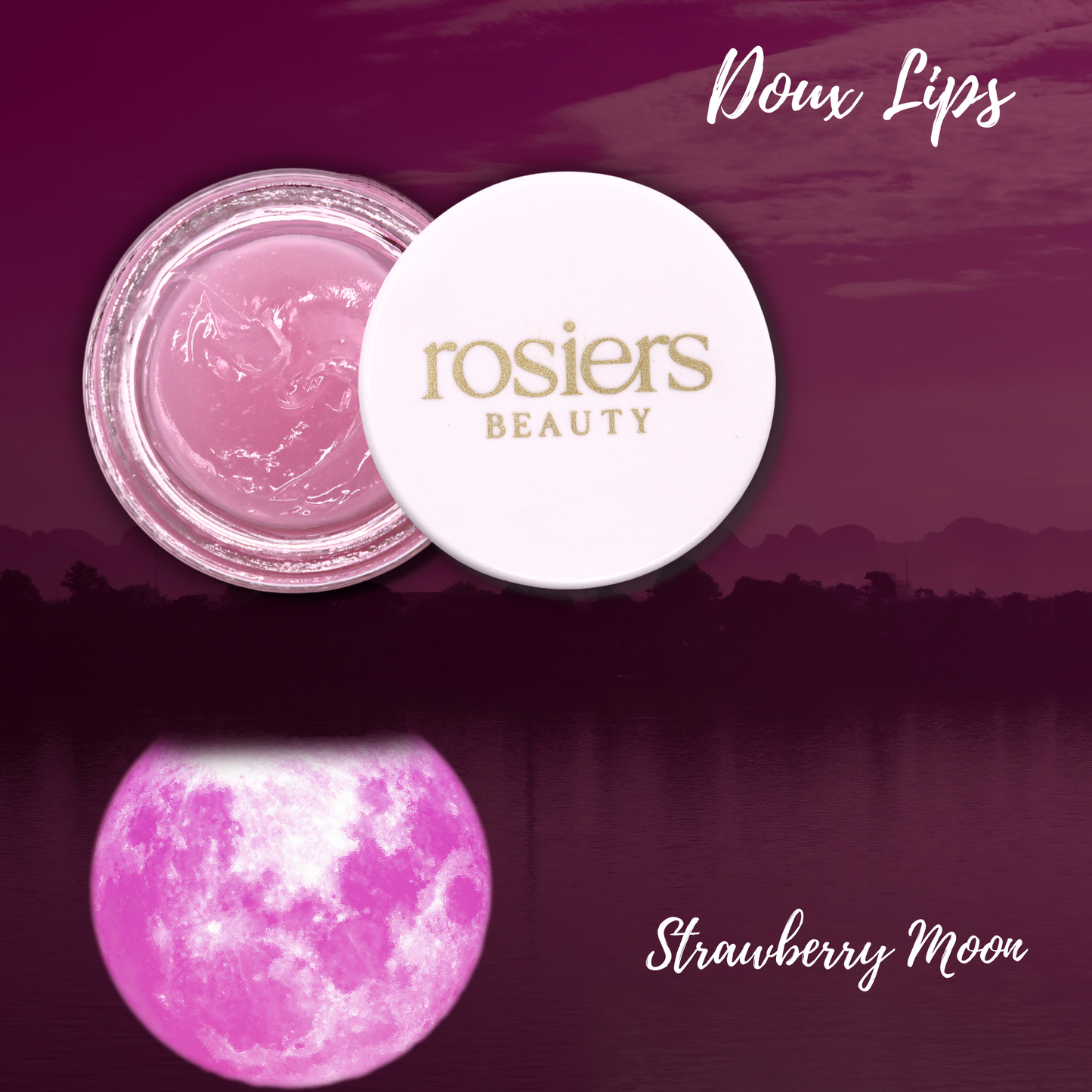 STRAWBERRY MOON             -       Hydrating Lip Balm - Rosiers Beauty