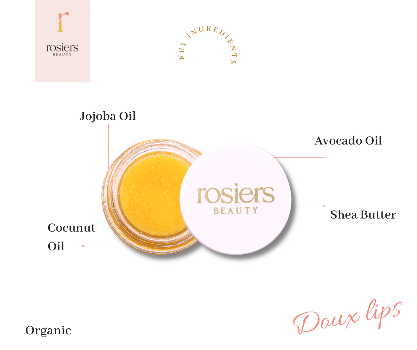 JUICY MANGO    -  Ultra Hydrating DUO - DOUX LIPS - Rosiers Beauty